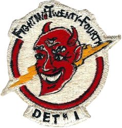 40th Fighter-Interceptor Squadron Detachment 1
Hat patch, Japan made.
