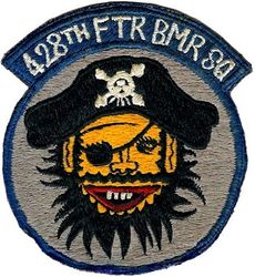 428th Fighter-Bomber Squadron 
As used with name tab cut off after their removal was ordered, a common occurrence.
