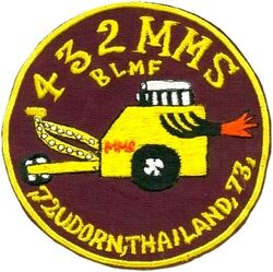 432d Munitions Maintenance Squadron 1972-1973 Morale
BLMF= Bomb Loading Mother Fucker. Thai made.

