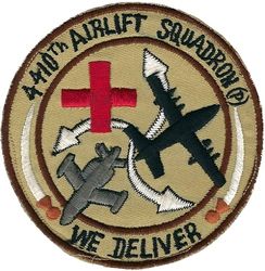4410th Airlift Squadron (Provisional) 
Saudi made.
Keywords: desert