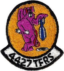 4427th Tactical Fighter Replacement Squadron
Conducted advanced F-111 tactical training 71-76. US made.
