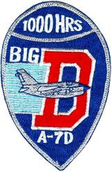 4450th Tactical Group A-7D 1000 Hours
In 1984, as part of a cover plan for the F-117, the 4450th sent some of its A-7 aircraft to participate in TEAM SPIRIT 84. The crews were encouraged to have patches done there to help spread the cover story, thus many A-7 era patches are Korean made.
