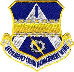 448th Supply Chain Management Wing
The 448th Supply Chain Management Wing serves as the single Air Force wholesale Supply Chain Management Wing manager responsible for all aspects of planning and execution of spares requirements for aircraft, engines, intercontinental ballistic missiles, Space and Command, Control, Communication and Intelligence, and a wide range of support equipment, pods, and missiles. 
