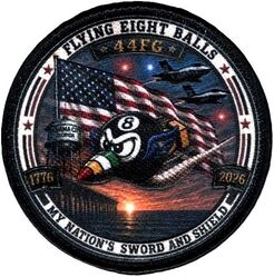 44th Fighter Group USA 250 Anniversary
Silkscreened patch.
