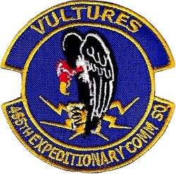 455th Expeditionary Communications Squadron 
Afghan made.
