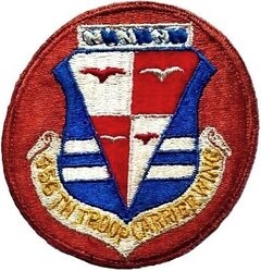 456th Troop Carrier Wing, Medium
Active 1952-1956.
