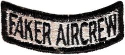 4677th Defense Systems Evaluation Squadron Morale Tab
Tab worn under ADC qualification patch. May have been used by other DSES units.
