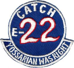 46th Bombardment Squadron, Heavy Crew E-22
A play on the book "Catch-22". Korean made.
