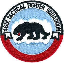 46th Tactical Fighter Training Squadron
From 1983-1993 provided A-10 replacement trading. Patch has TFS on in but was in fact a TFTS.
