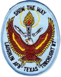 47th Flying Training Wing Torchlight Competition 1987
Torchlight was a 5-day flying and maintenance competition sponsored by HQ ATC and hosted by the 12th Flying Training Wing. The competition was intended to test various phases of instructor pilot proficiency and maintenance capability, and to recognize the best aircrews and maintenance teams in the command.

