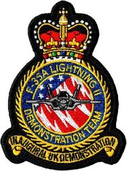 495th Fighter Squadron F-35A Demonstration Team
