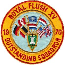 Allied Air Forces Central Europe Royal Flush XV Reconnaissance Meet Competition Outstanding Squadron 1970
German made.
