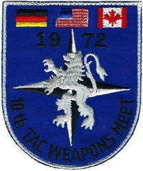 Fourth Allied Tactical Air Force Team Tactical Weapons Meet 1972
German made.
