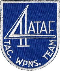 Fourth Allied Tactical Air Force Tactical Weapons Team
Year use unknown, could have been early 60s before they started using the year. German made.
