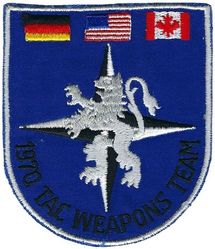Fourth Allied Tactical Air Force Tactical Weapons Team 1970
German made.
