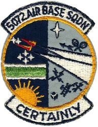 5072d Air Base Squadron
On light blue twill.
