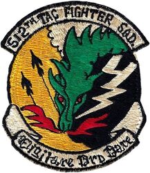 512th Tactical Fighter Squadron
First TFS version, Korean made circa 1976.
