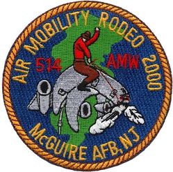 514th Air Mobility Wing Air Mobility Rodeo Competition 2000 
Competition held 6-13 May 2000 at Pope AFB, NC.
