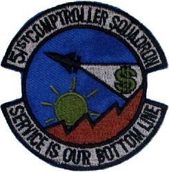 51st Comptroller Squadron
Korean made.
Keywords: subdued