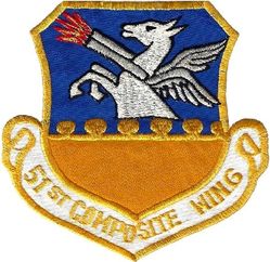 51st Composite Wing (Tactical)
Large chest patch, Korean made.
