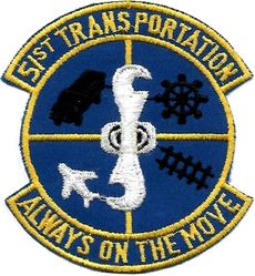 51st Transportation Squadron
Korean made.
