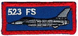 523d Fighter Squadron F-16 Pencil Pocket Tab 
