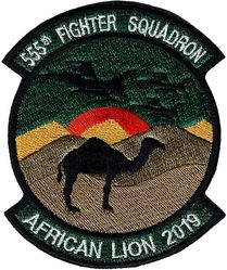 555th Fighter Squadron Exercise AFRICAN LION 2019
Italian made.
