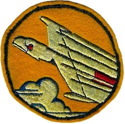 58th Fighter Squadron (Jet)
F-84 era circa 1948, on felt.
