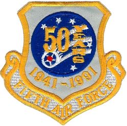 5th Air Force 50th Anniversary
Korean made.
