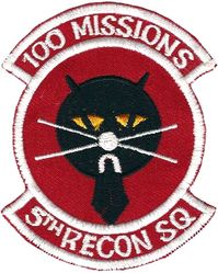 5th Reconnaissance Squadron 100 Missions
Korean made.

