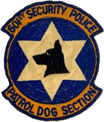 601st Security Police Squadron K-9 Section
German made.

