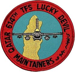 614th Tactical Fighter Squadron Maintenance Operation DESERT STORM 1991
Based at Doha, Qatar.
