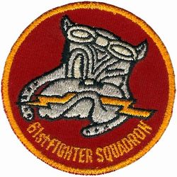 61st Fighter-Interceptor Squadron
Small hat patch size.

