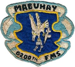6200th Field Maintenance Squadron 
Mabuhay is a Tagalog greeting. It literally is the imperative form of "live", from the root word buhay (life). The phrase carries various meanings including "may you live", "cheers", "welcome", and "hurrah". Philippine made.
