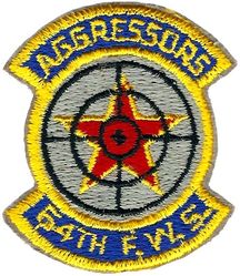 64th Fighter Weapons Squadron 
Hat/scarf sized patch.
