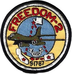 6512th Test Squadron B-1B Combined Test Force Freedom-2 Flight
Freedom II was on 17 September 1987. Broke 9 existing records and set 9 new records. Flew 5000 kilometers from Edwards AFB up the coast of California to Washington then down thru Oregon, Idaho, Utah, and Colorado before heading back to Edwards AFB. Aircraft 86-0110 was used. Crew of 4: LtCol Robert Chamberlain, Maj Brent Hedgepath, Capt. Alexander Ivznchishin, Capt. Daniel Novick.
