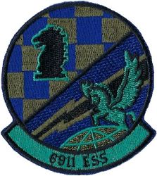 6911th Electronic Security Squadron
German made.
Keywords: subdued