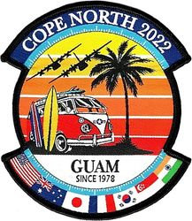 700th Airlift Squadron Exercise COPE NORTH 2022
Participated in exercise Cope North 2022 from Feb. 2-18 at Anderson Air Force Base, Guam. Printed patch.
