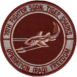 75th Fighter Squadron Operation IRAQI FREEDOM 
Keywords: desert