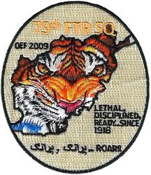 79th Fighter Squadron Operation ENDURING FREEDOM 2009
