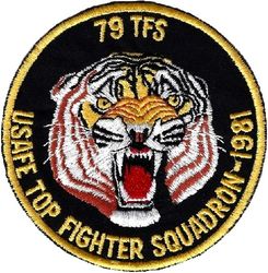 79th Tactical Fighter Squadron United States Air Forces in Europe Top Fighter Squadron 1981
Different color shades used, UK made.
