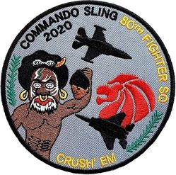 80th Fighter Squadron Exercise COMMANDO SLING 2020
Korean made.
