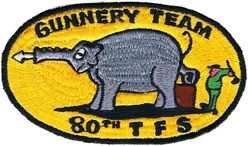 80th Tactical Fighter Squadron Gunnery Team 
Korean made.
