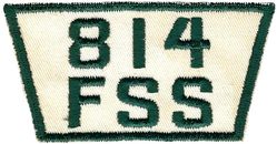 814th Food Service Squadron
Hat patch
