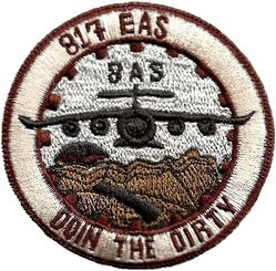 817th Expeditionary Airlift Squadron Morale
8th AS crew deployed to the 817 EAS. Referring to trips to Al Udeid AB, Qatar. SWA made.
Keywords: Desert