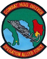 81st Fighter Squadron A-10 Operation ALLIED FORCE 1999
Bosnia operations. Korean made.

