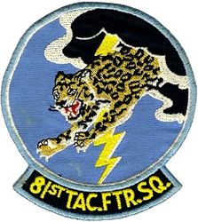 81st Tactical Fighter Squadron
Early 60s German made. 
