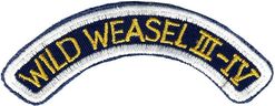 81st Tactical Fighter Squadron WILD WEASEL III-IV Arc
 Done by crews that flew both the F-105G prior and F-4C currently as Wild Weasels. German made.
