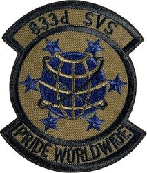 833d Services Squadron
Keywords: subdued
