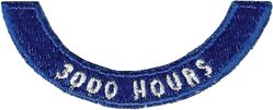 8th Air Force 3000 Hours Tab
For wear under 8th AF aircraft patches.
